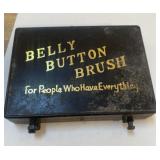 Vintage novelty Belly Button Brush
