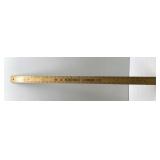 Vintage advertising yardstick
