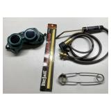 Welding rods, goggles and more