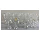 Antique candlewick glasses