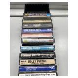 Vintage cassettes & holder