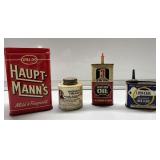 Tin & oil cans
