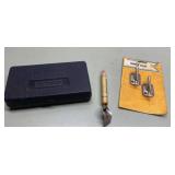 Fender cleats, knife sharpening kit