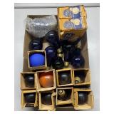 Vintage colored lightbulbs