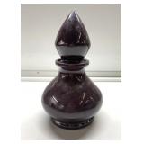 Decorative glass jar w/ stopper-8' tall