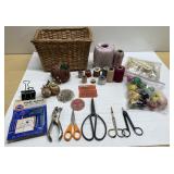 Antique & vintage sewing and scissors