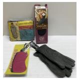 NEW old stock-poncho, gloves more