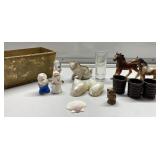Vintage miniatures, horses, more
