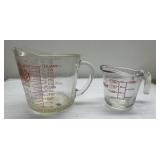 Vintage glass measuring cups Vintage glass measuring cups