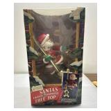 Santa animated tree topper Santa animated tree topper