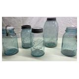 Antique blue mason jars Antique blue mason jars