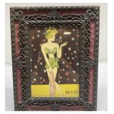 BEAUTIFUL frame with pin-up girl BEAUTIFUL frame with pin-up girl