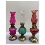 Vintage 10' tall oil lamps Vintage 10' tall oil lamps