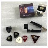 Guitar tuner, Capo, picks & more Guitar tuner, Capo, picks & more