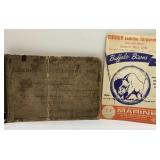 1964 Buffalo Bisons baseball score card & antique 1964 Buffalo Bisons baseball score card & antique