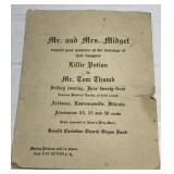 4'x5' Tom Thumb Wedding Flyer 4'x5' Tom Thumb Wedding Flyer