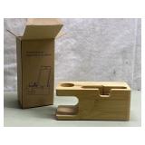 Wooden Minimalist Apple Watch and Phone Dock Wooden Minimalist Apple Watch and Phone Dock
