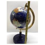 BEAUTIFUL inlaid stone globe BEAUTIFUL inlaid stone globe