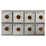 1980s & 90s UNCIRCULATED pennies & proof 1980s & 90s UNCIRCULATED pennies & proof