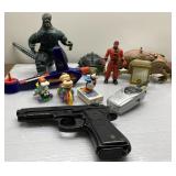 Vintage toys-Rugrats, action figures, toy gun & Vintage toys-Rugrats, action figures, toy gun &