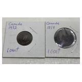1859 & 1932 Canadian coins 1859 & 1932 Canadian coins