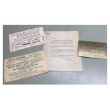 Vintage ephemera Vintage ephemera