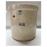 Antique Ruckel's Stone Ware #2 crock Antique Ruckel's Stone Ware #2 crock