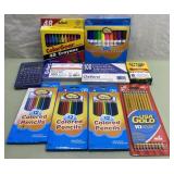 Crayons, colored pencils, pencils, notecards more Crayons, colored pencils, pencils, notecards more