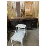 Entertainment Center, Cabinets, Folding Table, & Entertainment Center, Cabinets, Folding Table, &