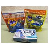 Tide Pods and Breezy Dryer Sheets Tide Pods and Breezy Dryer Sheets