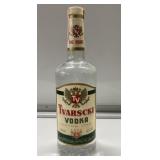 SEALED vintage bottle Tvarscki Vodka-no shipping SEALED vintage bottle Tvarscki Vodka-no shipping