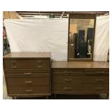 Mid century modern bedroom dresser set Mid century modern bedroom dresser set