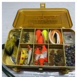 Tackle Box with Lures, Weights, and more contents Tackle Box with Lures, Weights, and more contents