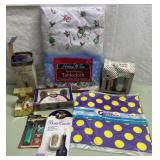Hooliday Flannel Lined Table Cloth, Gift Wrap, & Hooliday Flannel Lined Table Cloth, Gift Wrap, &