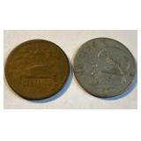 1943 & 1977 Mexican Coins 1943 & 1977 Mexican Coins