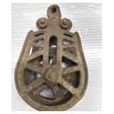 Antique metal pulley Antique metal pulley