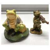 Frog figurines Frog figurines