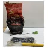 1/4 full bag of coals. NEW speaker wire & more 1/4 full bag of coals. NEW speaker wire & more