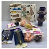 Patterns, doll making parts, light bulbs more Patterns, doll making parts, light bulbs more