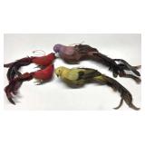 Clip-on feather birds Clip-on feather birds