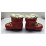 Vintage Christmas Santa boots Vintage Christmas Santa boots