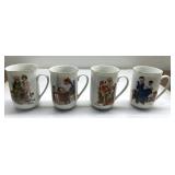 Vintage Norman Rockwell mugs Vintage Norman Rockwell mugs