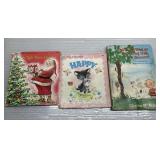 Vintage books incl Peanuts Gang, Christmas Vintage books incl Peanuts Gang, Christmas
