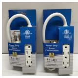 2 NEW power strips 2 NEW power strips