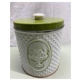 Vintage Weibro Div. JL Clark Metal Canister Vintage Weibro Div. JL Clark Metal Canister