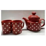 Waechtersbach West Germany Polka Dot tea set Waechtersbach West Germany Polka Dot tea set