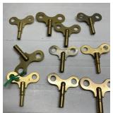 Antique clock keys Antique clock keys
