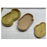 Vintage shallow planters-Haeger & more Vintage shallow planters-Haeger & more