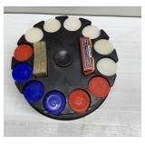 Retro poker chip set Retro poker chip set