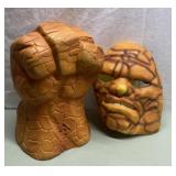 Marvel Comics Fantastic Four The Thing mask & hand Marvel Comics Fantastic Four The Thing mask & hand